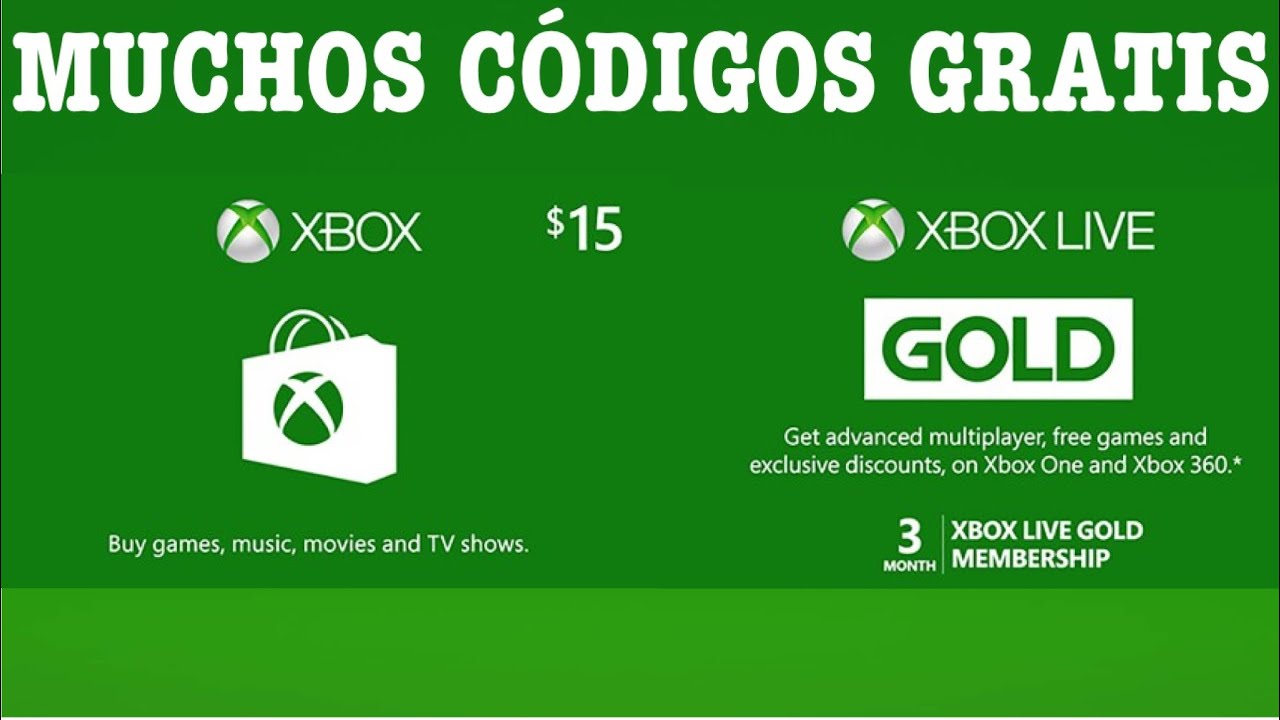 CORRED CÓDIGOS Gratis Xbox Para Todos!!! - YouTube
