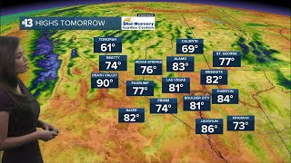 Mild Temperatures Continue Friday