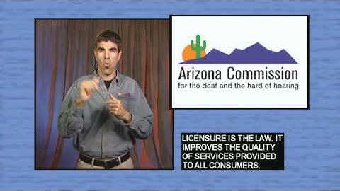 American Sign Language Interpreter Licensure