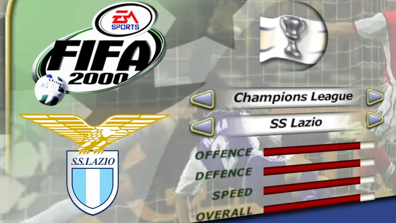 [PC] | FIFA 2000 | SS LAZIO ROMA | CHAMPIONS LEAGUE/ECC CUP | LONGPLAY | WORLD CLASS DIFFICULTY