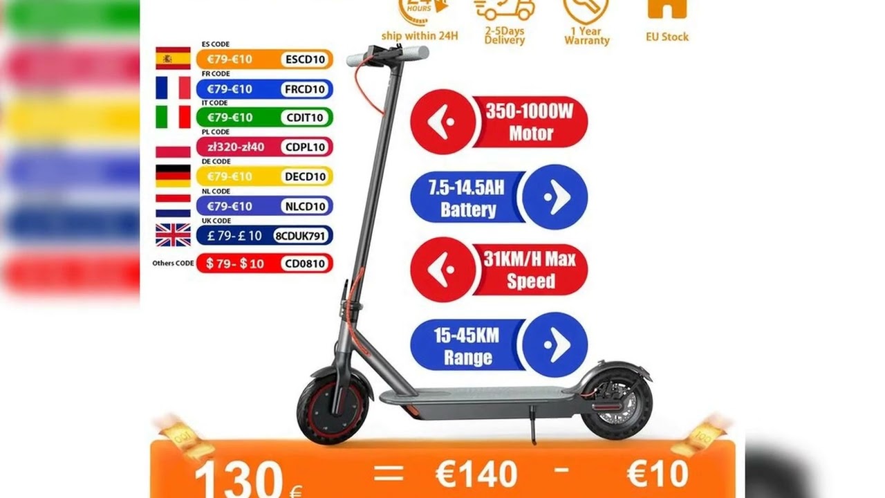 A must-have product! 2025 New JUICEASE 7.8-14.5AH Electric Scooter 31/35KM/H 25-45KM Ultra Long Ra