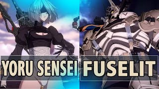 GBVSR:🔥Yoru Sensei (2B) Vs Fuselit (Vaseraga No Fear, No Gain)🔥| High Level Gameplay.