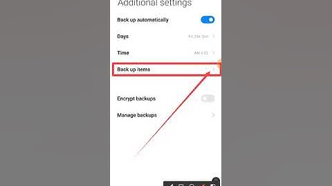 System Launcher App data not enable automatically backup mode | Redmi Note 10 and Xiaomi