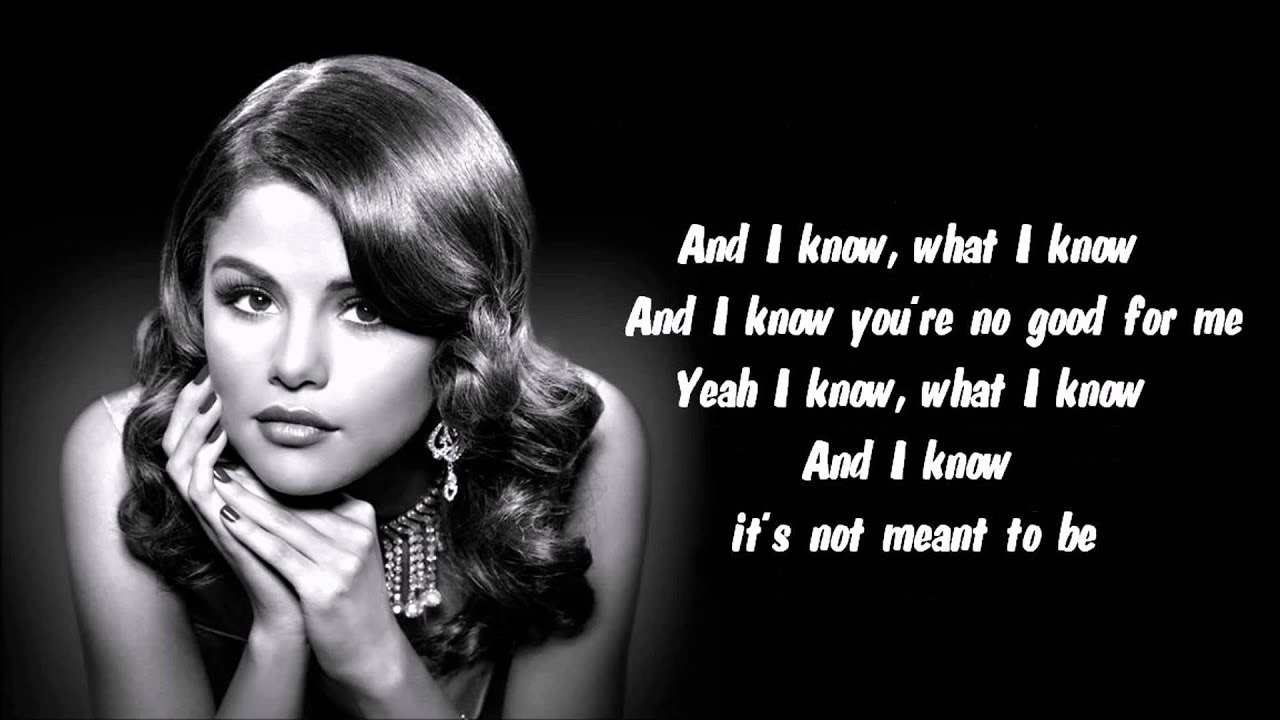Selena Gomez - My Dilemma Karaoke / Instrumental with lyrics on screen