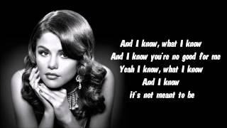 Like me on facebook! https://www.facebook.com/karaokeinstrumental
selena gomez - my dilemma karaoke / instrumental with lyrics screen