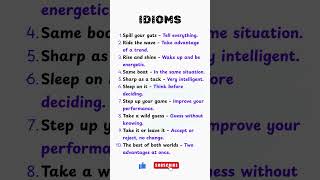 Top 10 idioms and phrases | idoms | phrases | idioms and phrases in english #idioms #phrases #shorts