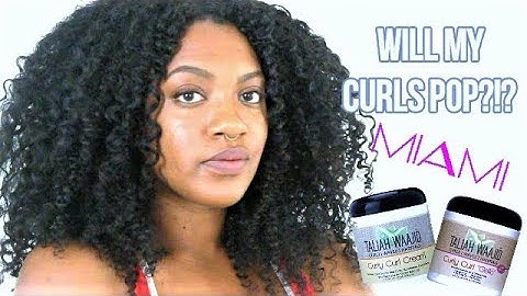 Will My Curls POP?!? Wash n Go Miami  | Taliah Waajid