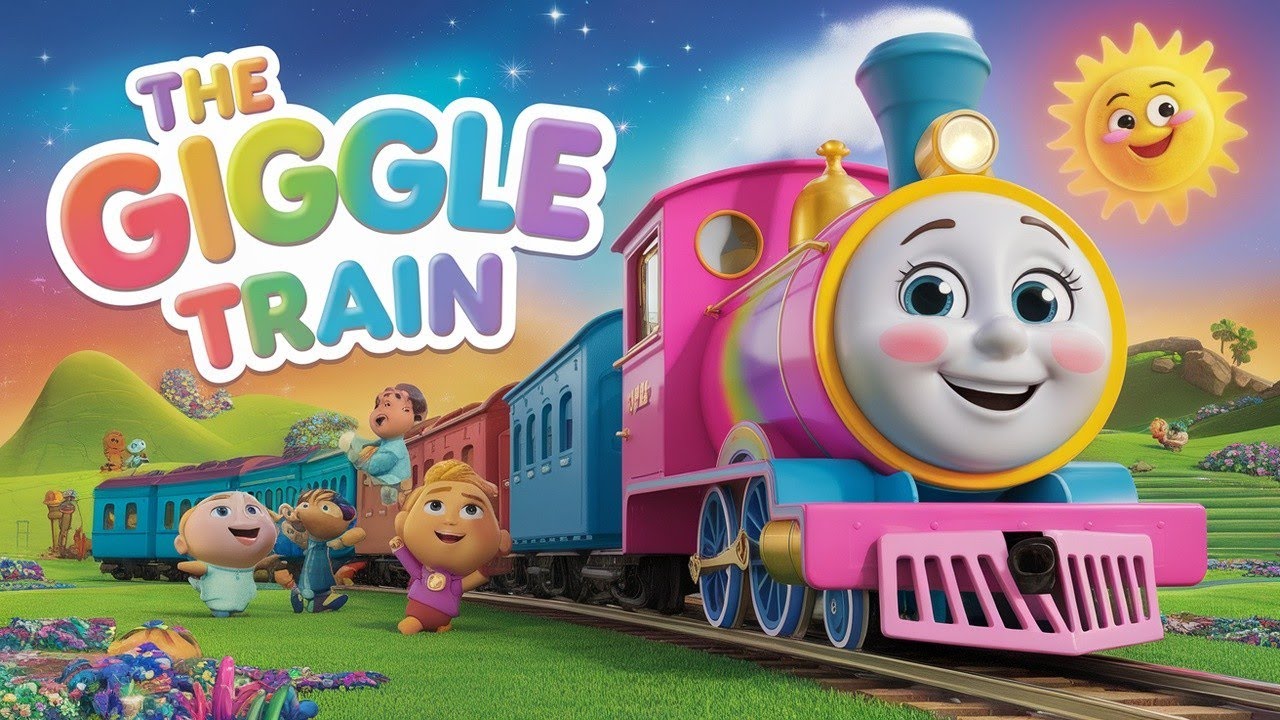 The Train Song | chu chu train and animals |Nursery kids rhymes and ...