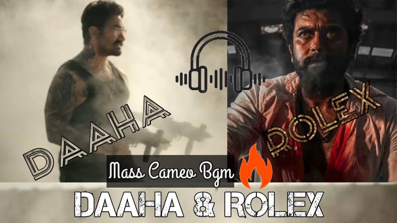 Coolie | Daaha Entry | Aamir Khan | Rolex | Cameo bgm - YouTube