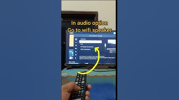 Thumbnail of connect wifi speaker to samsung smart tv #speaker #samsungsmarttv #shorts