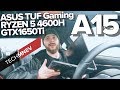 ASUS TUF Gaming A15 дикий конфиг RYZEN 5 4600H + GTX1650Ti