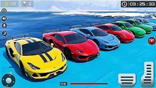 🚗 Superhero Car Stunt Mega Ramps 🔥 Impossible Tracks &amp; Crazy Sky Stunts 🏎️