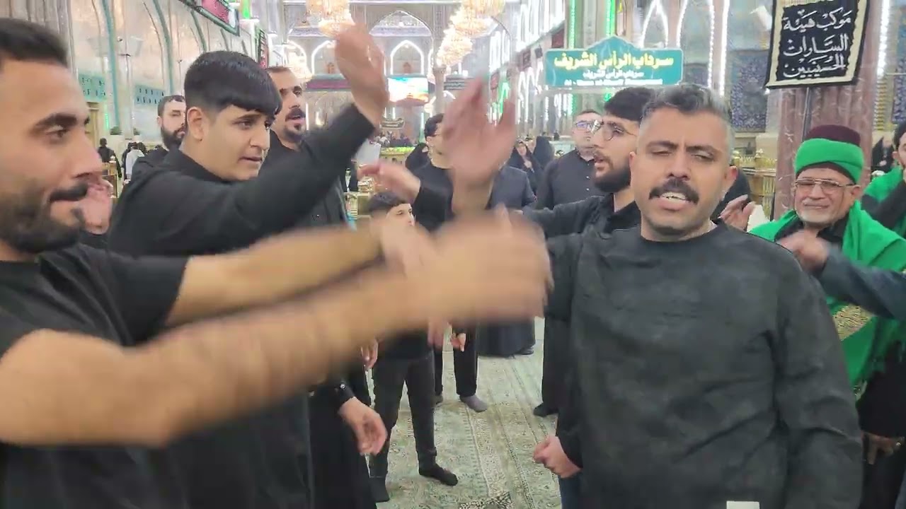  ملا مهند الكاظمي الخزعلي  ١٦ رجب ١٤٤٧ العتبة الحسينيه  موكب هيئةالسادات الحسينيين الكاظميةالمقدسة