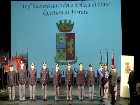 Il 165° anniversario della polizia a ferrara youtube Polizia di stato ferrara