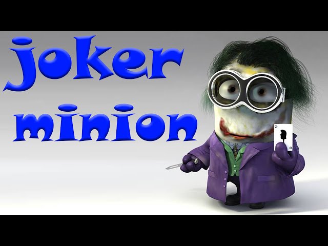 despicable me minion joker