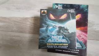 Unboxing Not Alone, Not Alone Exploration and Promo Cards
