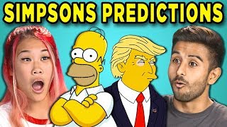 10 Mind Blowing Simpsons Predictions That Came True (React)