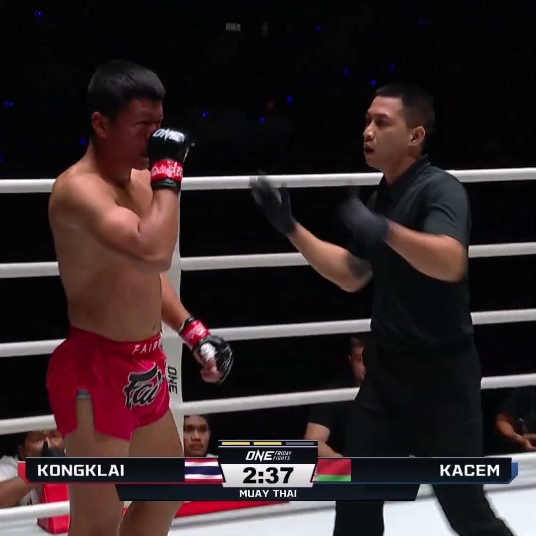 EXPLOSIVE power ? Antar Kacem closes the show with a thunderous KO of Kongklai!