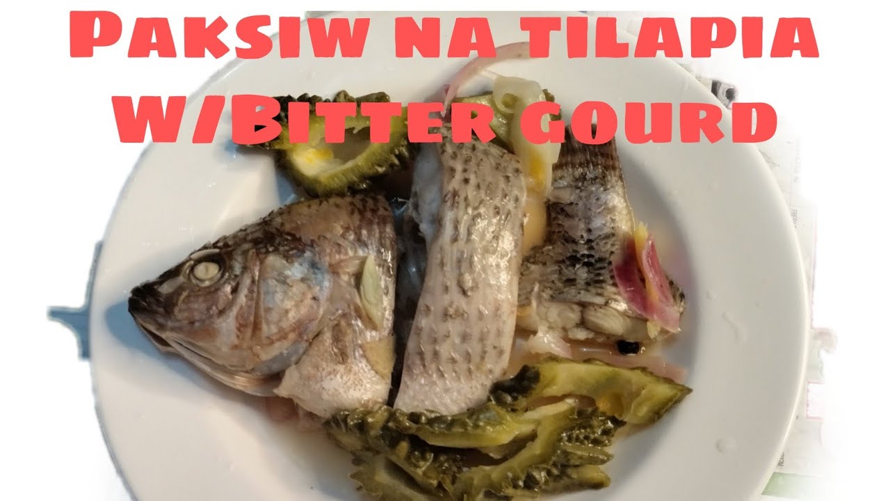 How to Cook Tilapia in Vinegar w/Bitter gourdPaksiw na Tilapia YouTube