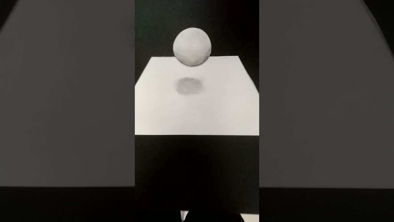 3D DRAWING|BALL FLOATING IN AIR DRAWING...