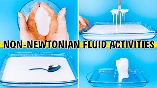 Non-newtonian fluid experiment | Cool and safe activities to do at home