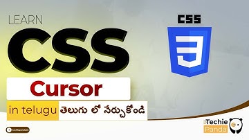 CSS Cursor in Telugu || Cursor Property with values(default, pointer, text and move) ||Coding School