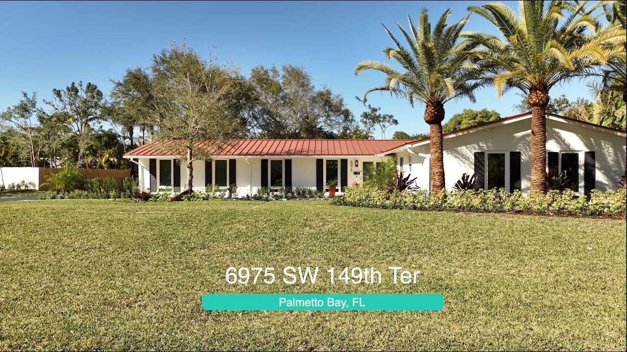 6975 SW 149th Terrace Palmetto Bay , Fl