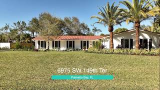 6975 SW 149th Terrace Palmetto Bay , Fl
