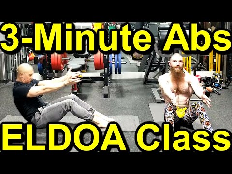 ELDOA METHOD: 3 MINUTE ABS WORKOUT FROM OBESE TO BEAST DISCORD CLASS | Upper Abs & Lower Abs Workout