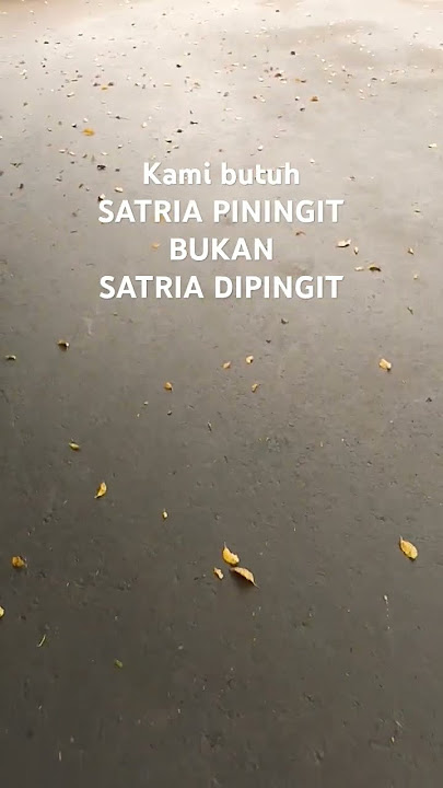 SATRIA PININGIT #shrots #satriapiningit