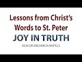 Get behind me, Satan! Lessons from Christ's words to St. Peter