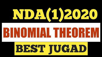 All Binomial Theorem Tricks In 17 Minutes! ⏱️ NDA 2 2025 Binomial Theorem!