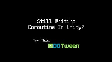 What you can do with ONE line of DOTween: