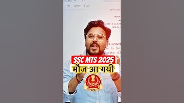 📢 SSC MTS 2025 वैकेंसी जारी!  MTS Posts: 4375🔹 Havaldar Posts: 1089✅ Gagan Pratap Sir #ssc #mts