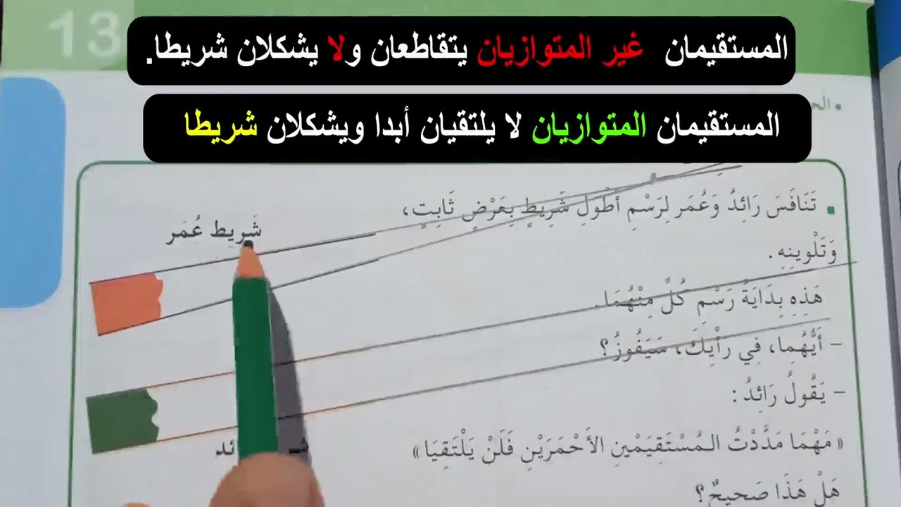 مستقيمات متوازية الصفحة 27 السنة 4 ابتدائي
