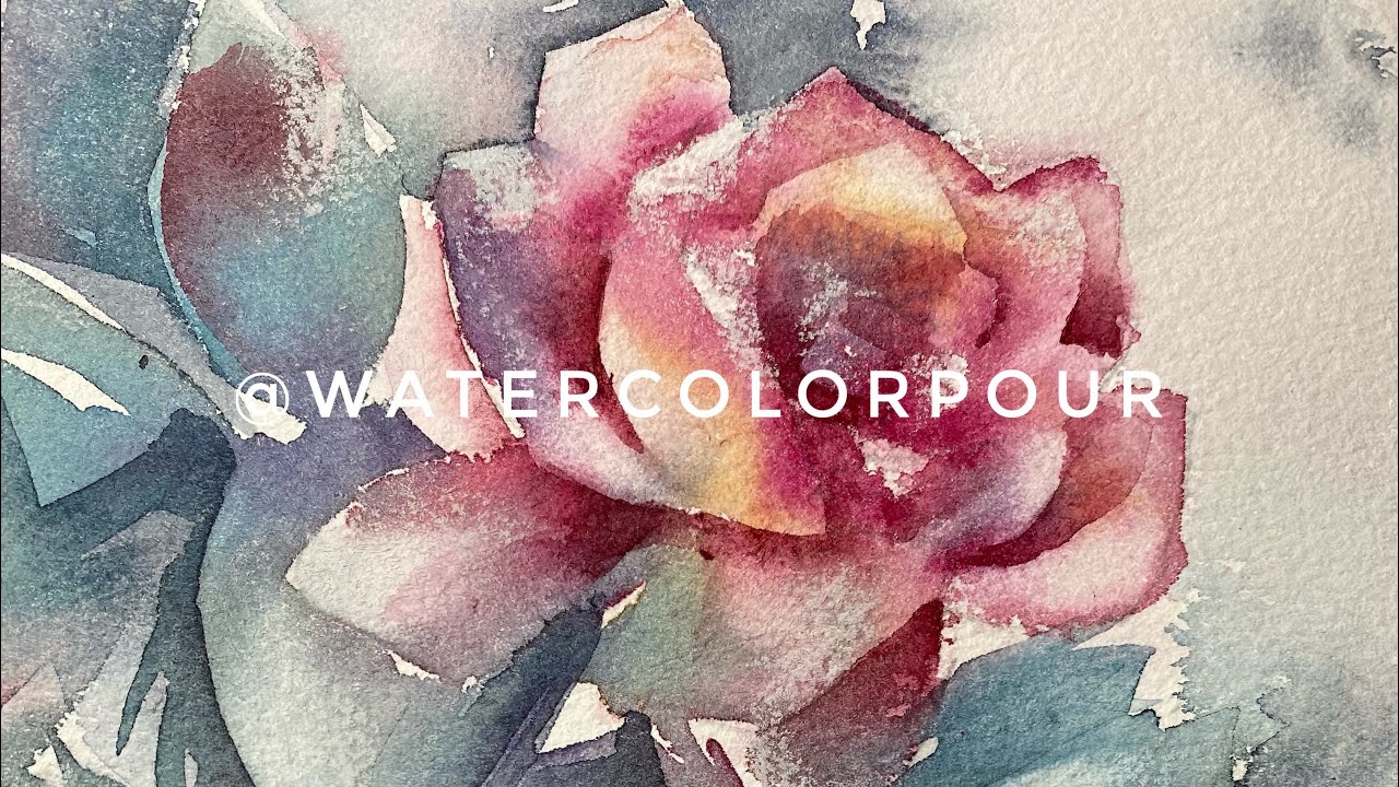 DIY Tutorial: How to Make a Water Color Paper Rose  Capitol Romance ~  Practical & Local DC Area Weddings