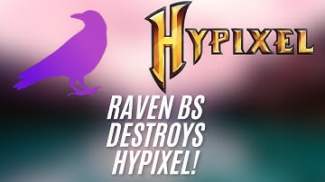 Raven bS destroys hypixel! *Fast scaffold, tower, lowhop and +*