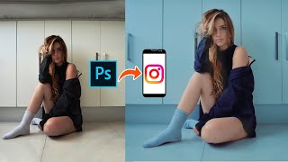 Como editar fotos en Photoshop para Instagram redes sociales adobe cs6 cc