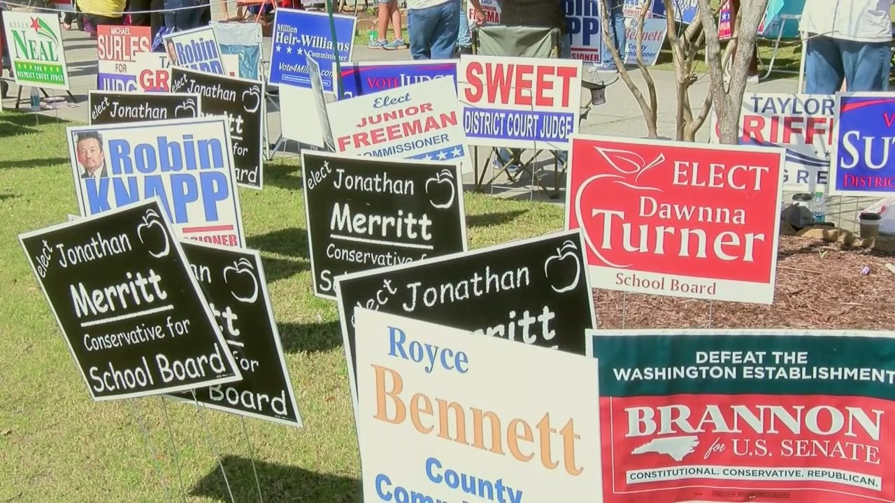 Onslow County voters turn out to the polls for the NC primary elections
