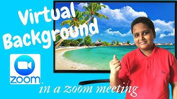 How to add a Virtual Background in a Zoom Meeting by PC (HIGHTECH SOLVER)