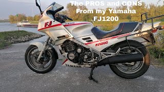 Introducing my Yamaha Fj1200 the PROS And CONS a Classic Japanese motorcycle The BEST from its time!