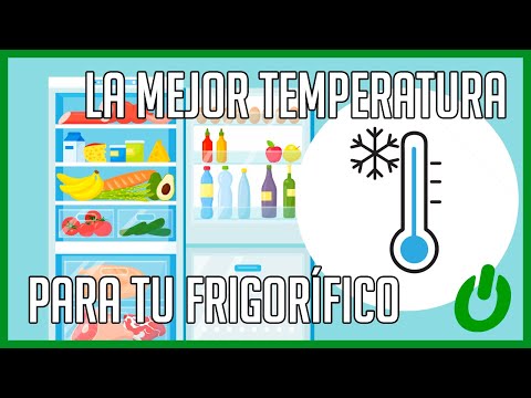 Consejo! La temperatura ideal para tu frigorífico