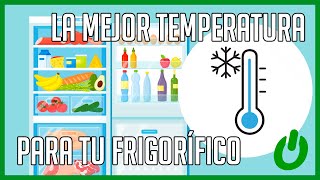 Consejo! La temperatura ideal para tu frigorífico