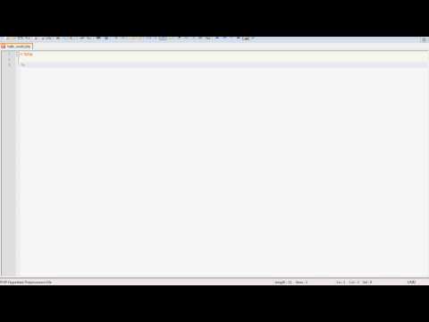 How to create a basic file in PHP and echo Hello World