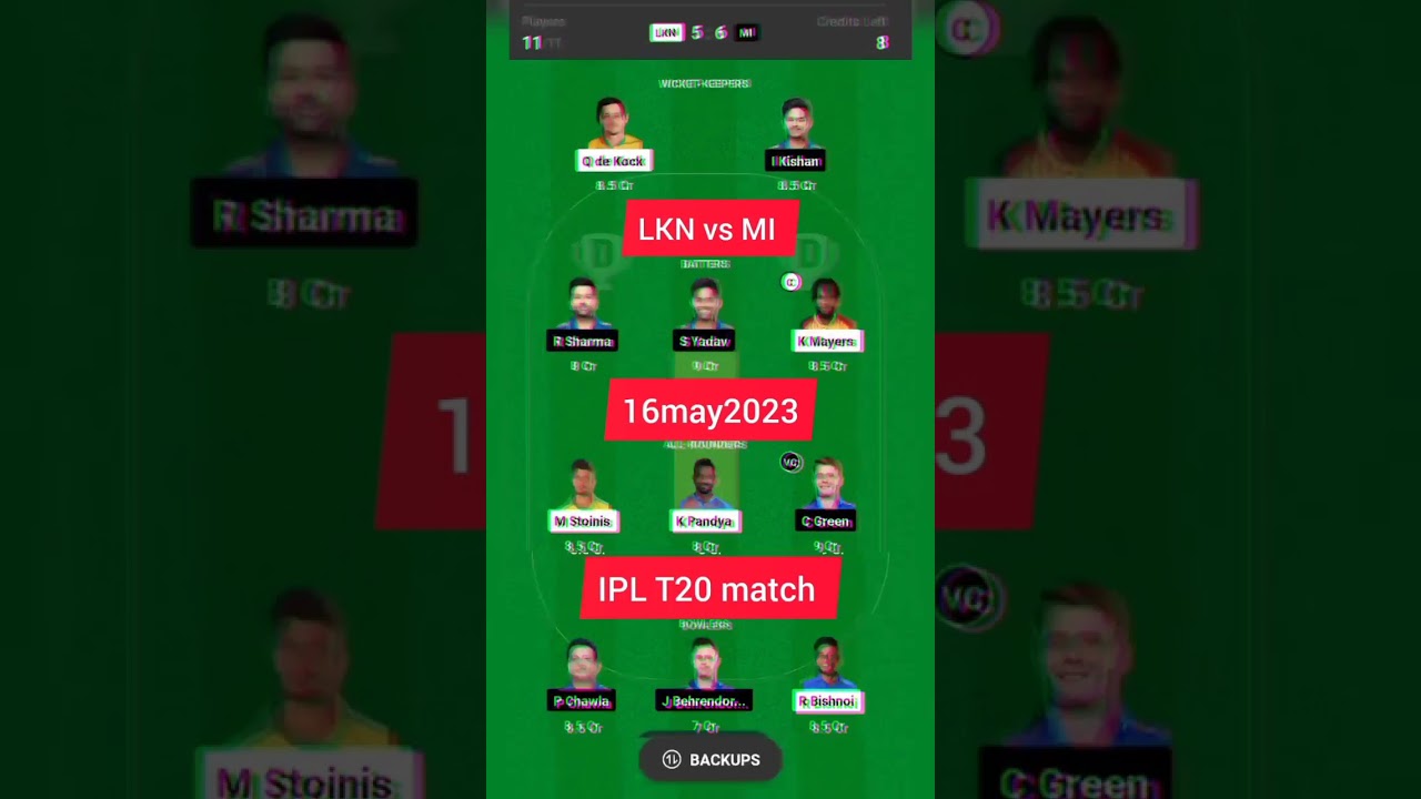 LKN vs MI IPL T20 match super hits in nice video 🔥🔥 