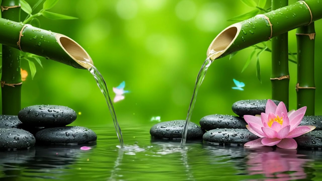 Water Calm Instruments Tranquil Nature Music – Soothing Water Sounds for Stress Relief and ...