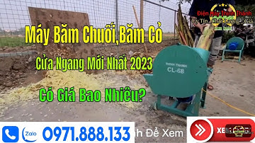 Máy thái chuối cải tiến chuyên băm thô có giá bán bao nhiêu