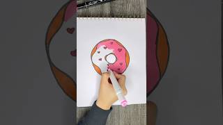 Let’s Draw a Magic Heart Donut! ✨ #donuts #drawing #art Let’s Draw a Magic Heart Donut! ✨ #donuts #drawing #art