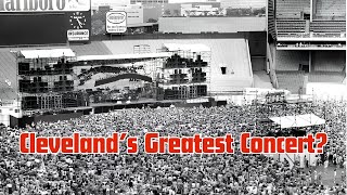 Rolling Stones At The World Series Of Rock Cleveland 82,500 Fans Go Wild