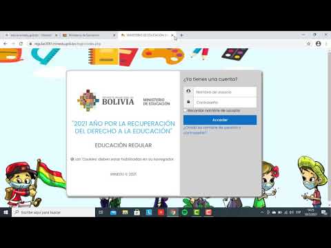 COMO INGRESAR A LA PLATAFORMA EDUCATIVA DEL MINISTERIO DE EDUCACION DE BOLIVIA... [ESTUDIANTES]